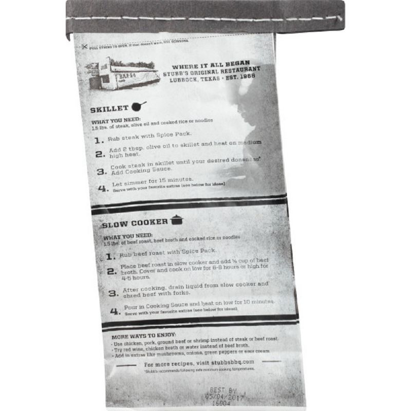 Stubb's Cookin' Sauce Smokehouse Bourbon 12oz