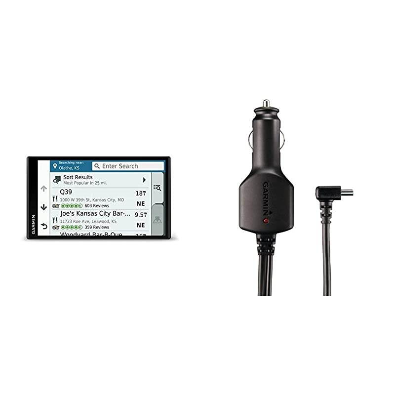 DriveSmart 61 NA LMT-S with Lifetime Maps/Traffic, Live Parking, Bluetooth,WiFi, Smart Notifications, Voice Activation, Driver Alerts, TripAdvisor & GTM 60 HD Digital Traffic Receiver