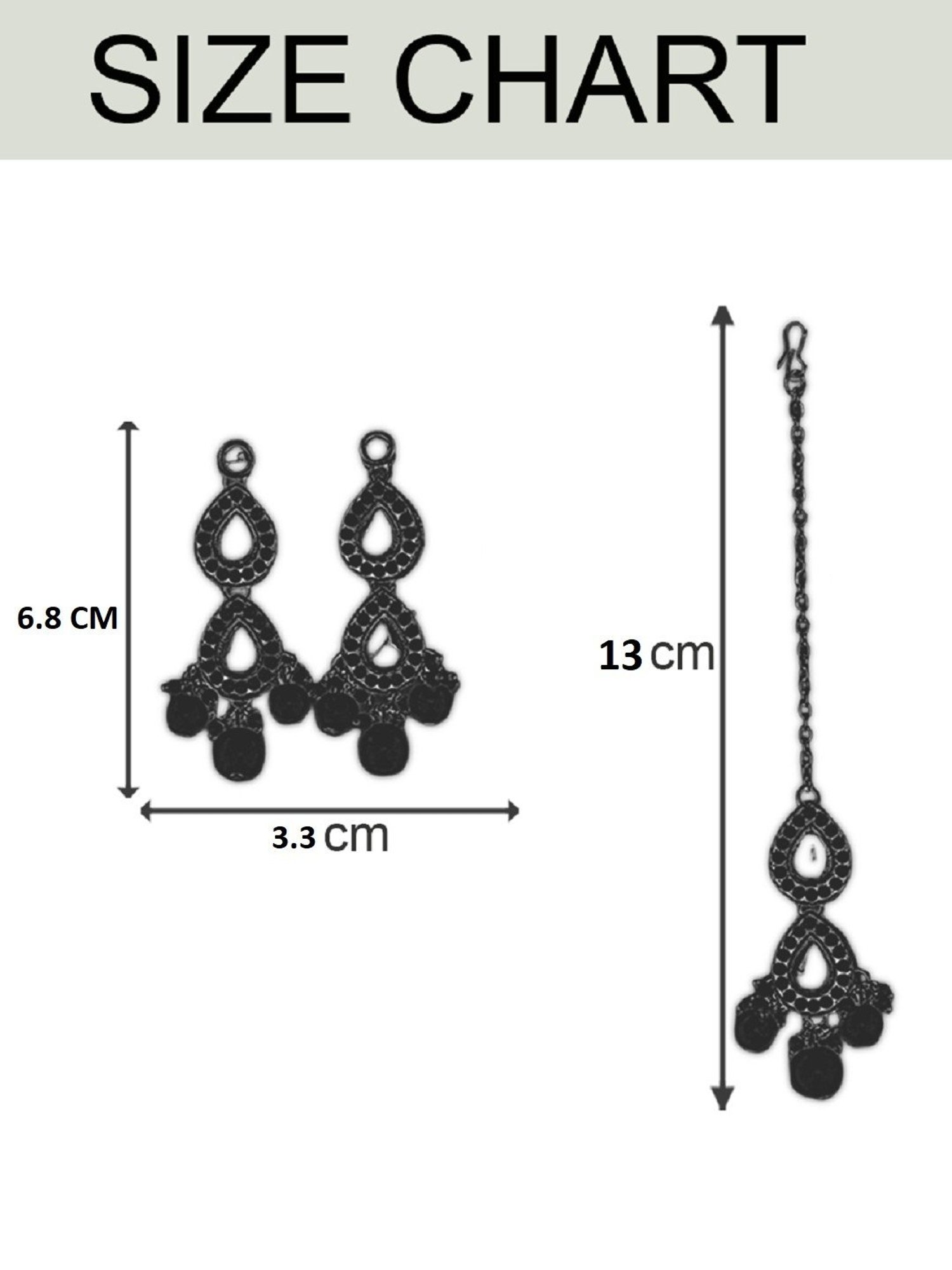 Oomph Gold Tone Kundan & Pearls Ethnic Earring & MaangTikka Set