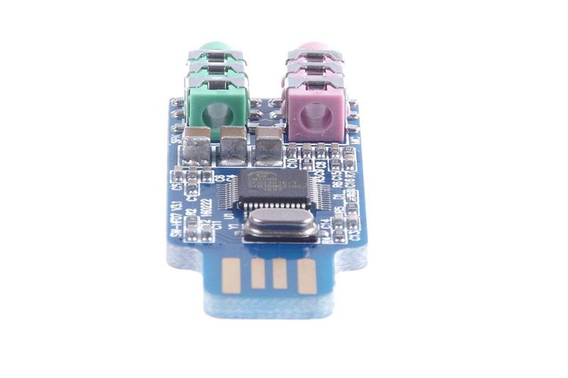 KNACRO Free Driver USB Sound Card CM108 USB Sound Card chip