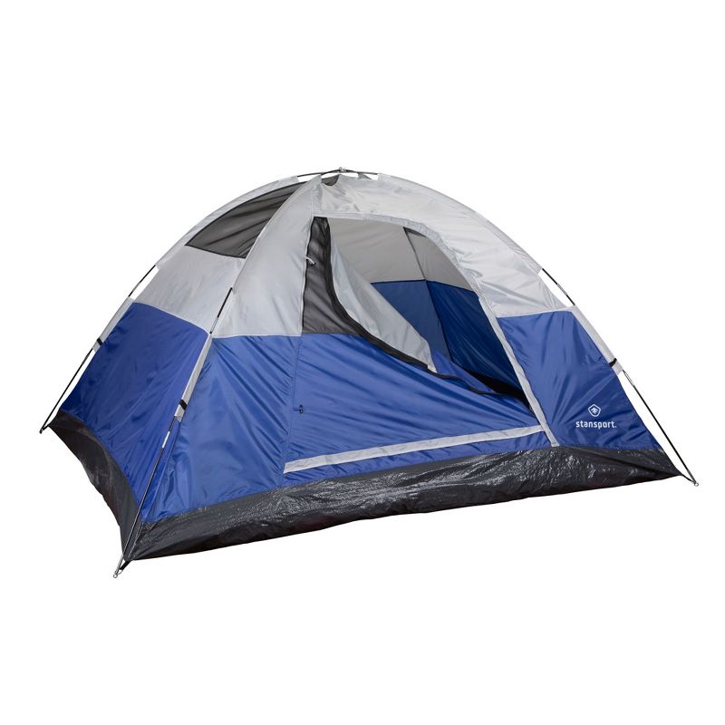 Stansport Pine Creek 4 Person Dome Tent Blue/White