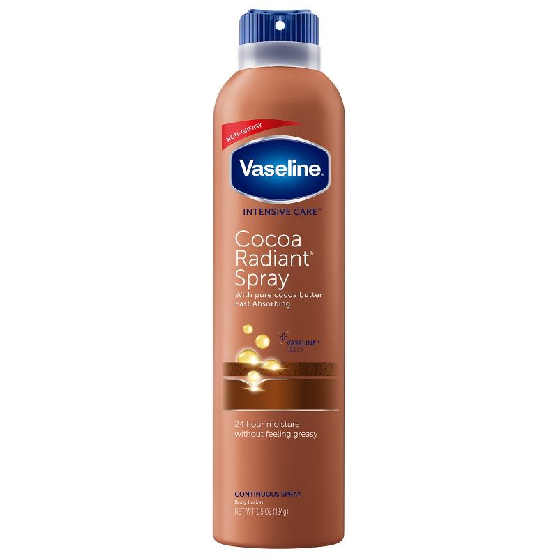 Vaseline Intensive Care Cocoa Radiant Spray Moisturizer 6.5oz