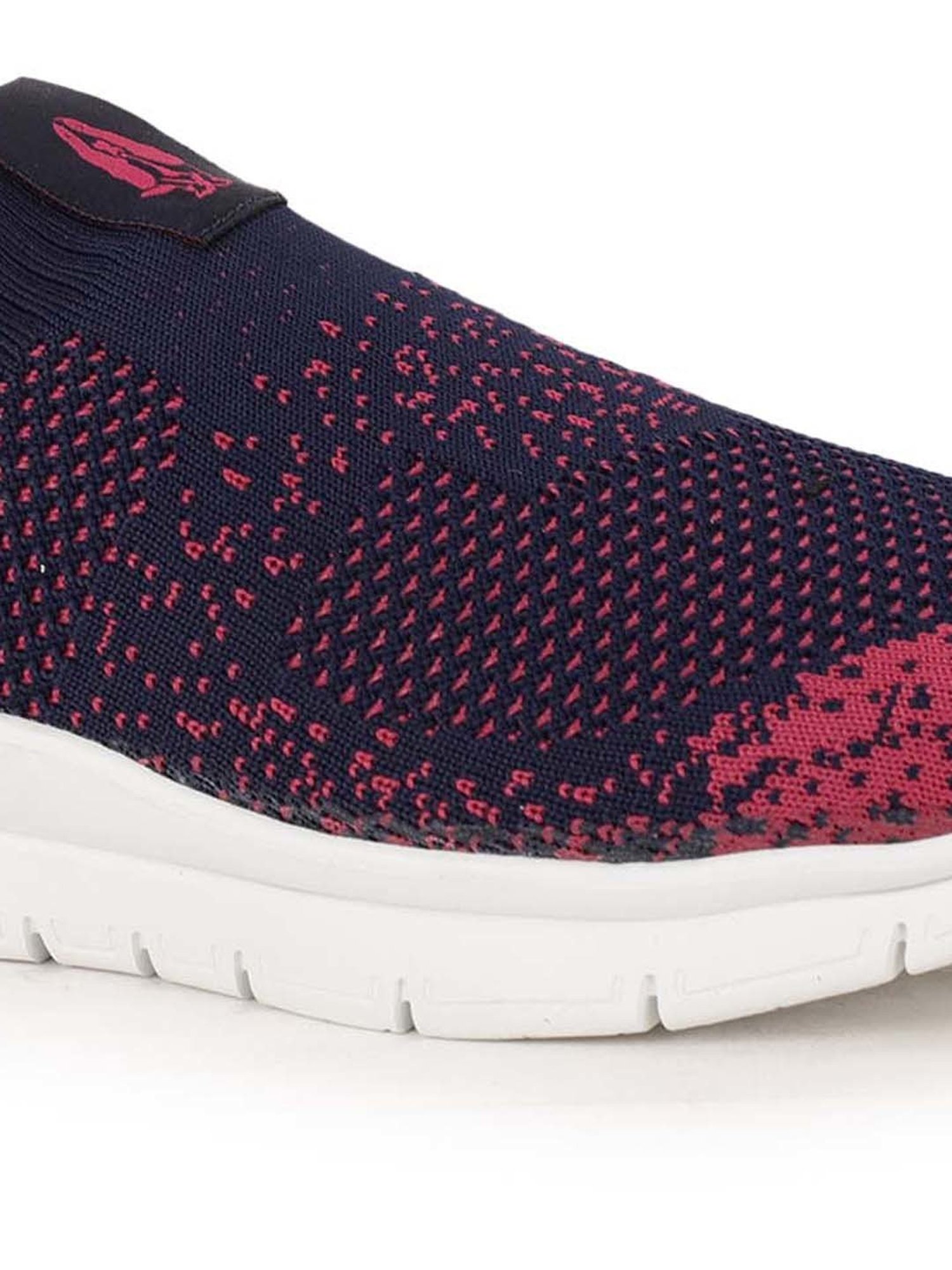 Hush Puppies by Bata Women's Navy & Red Walking Shoes