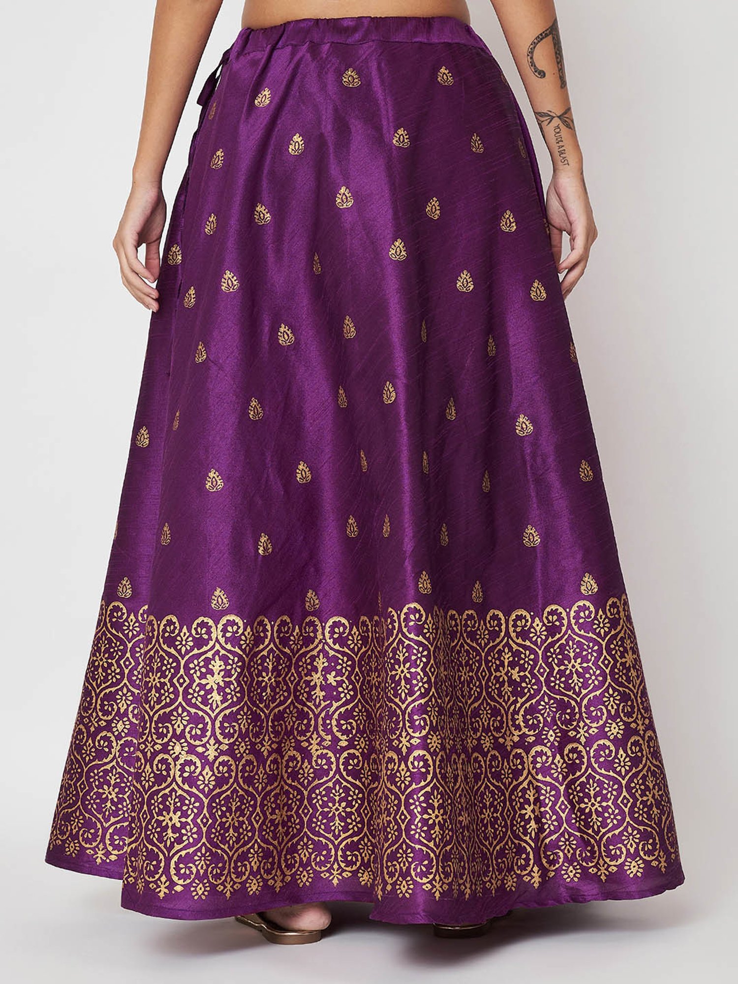 studiorasa Purple Block Print Skirts
