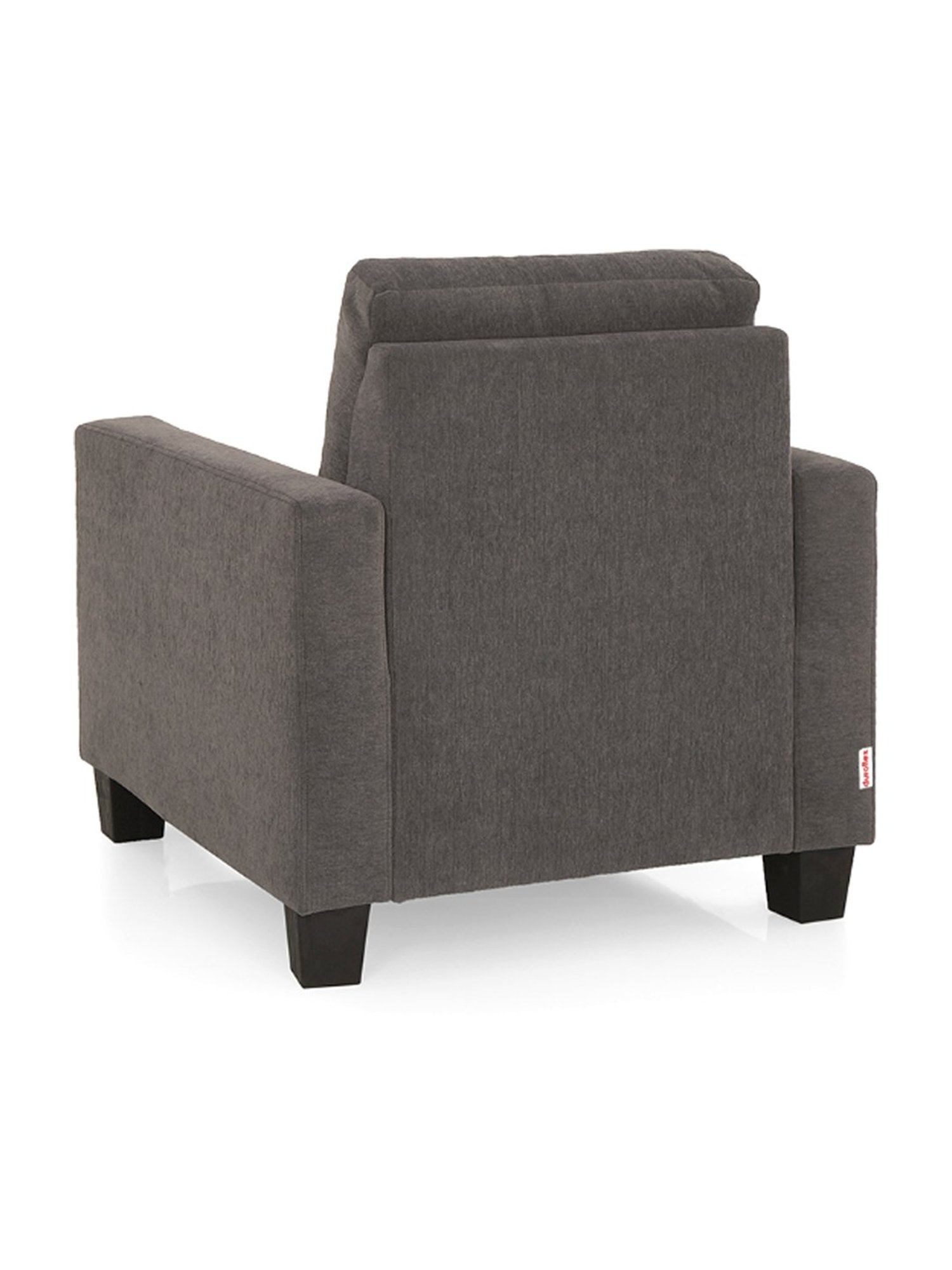 Duroflex Ease Grey Wood 1 Seater Sofa
