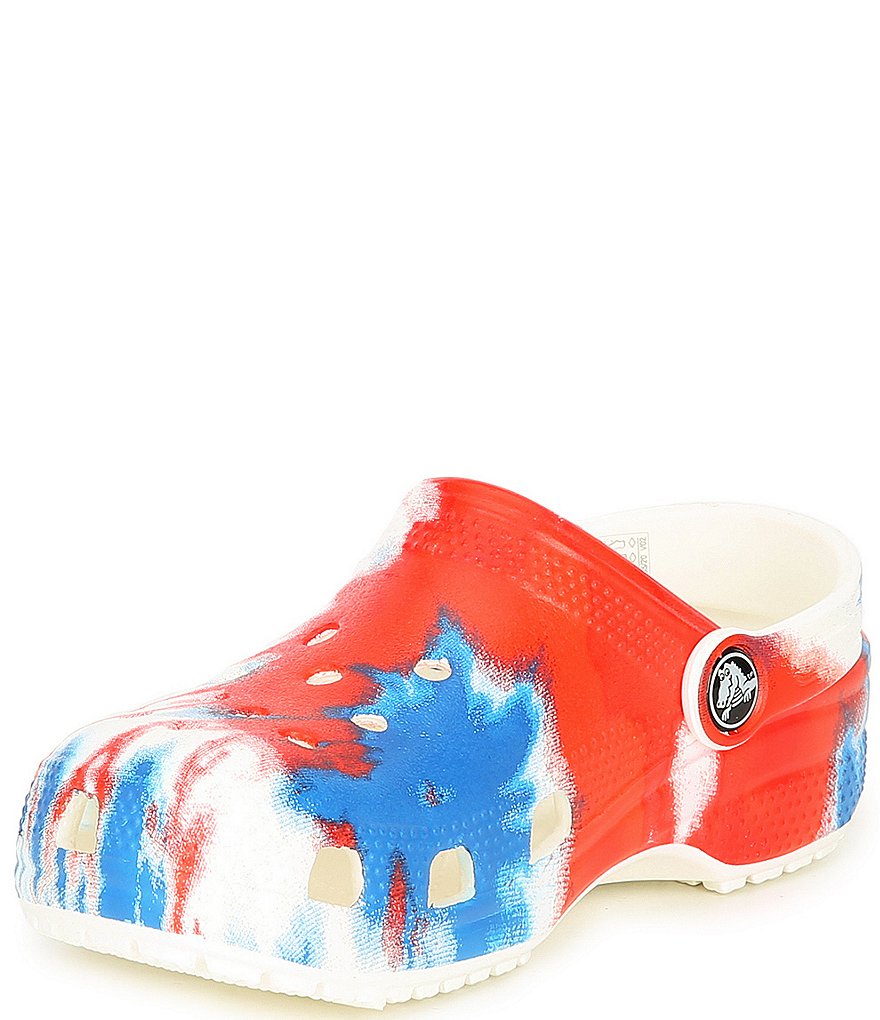 Crocs Kids' Classic Tie Dye Clogs (Youth)