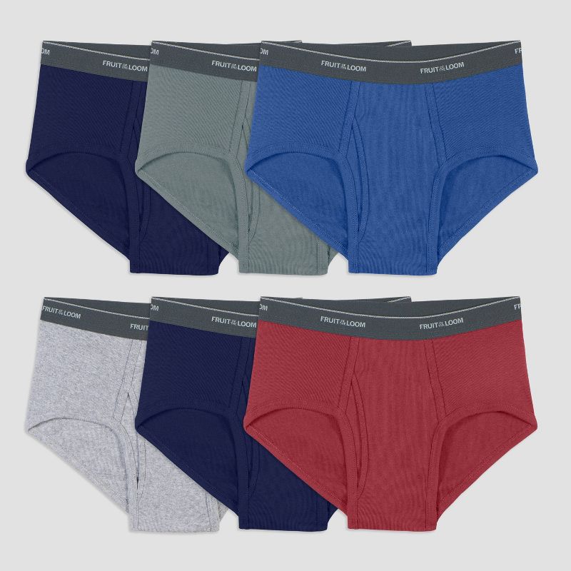 Fruit of the Loom Men's 6pk Briefs - Colors May Vary