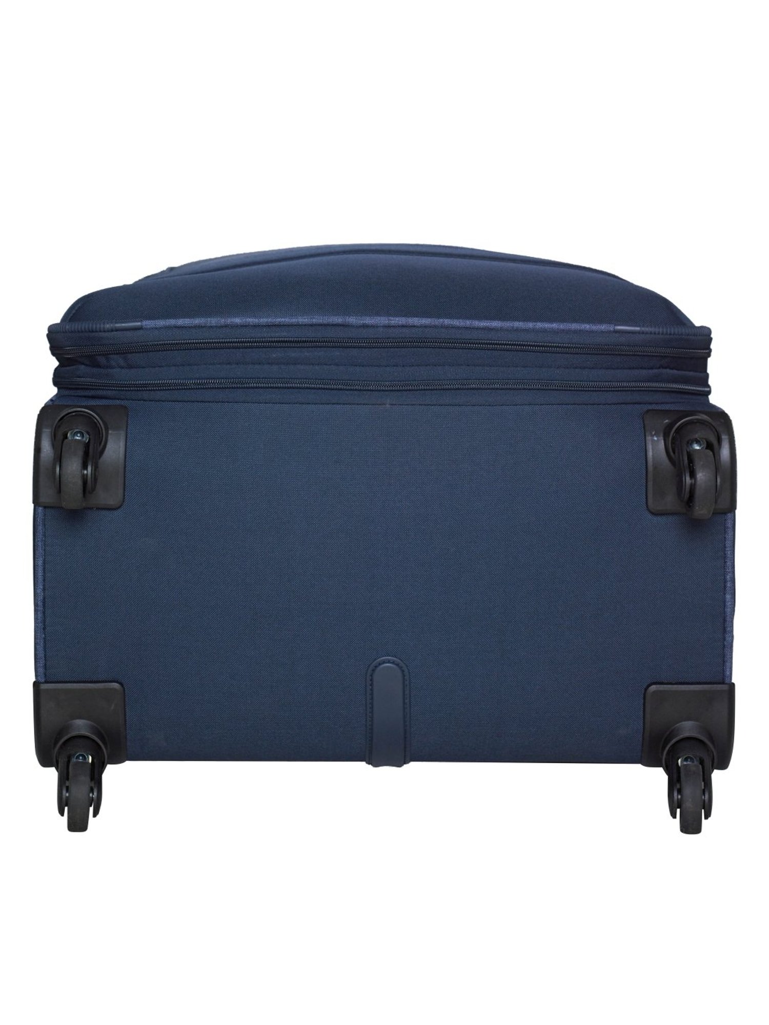 Aristocrat Saphire Blue 4 Wheel Large Soft Cabin Trolley - 51 cm