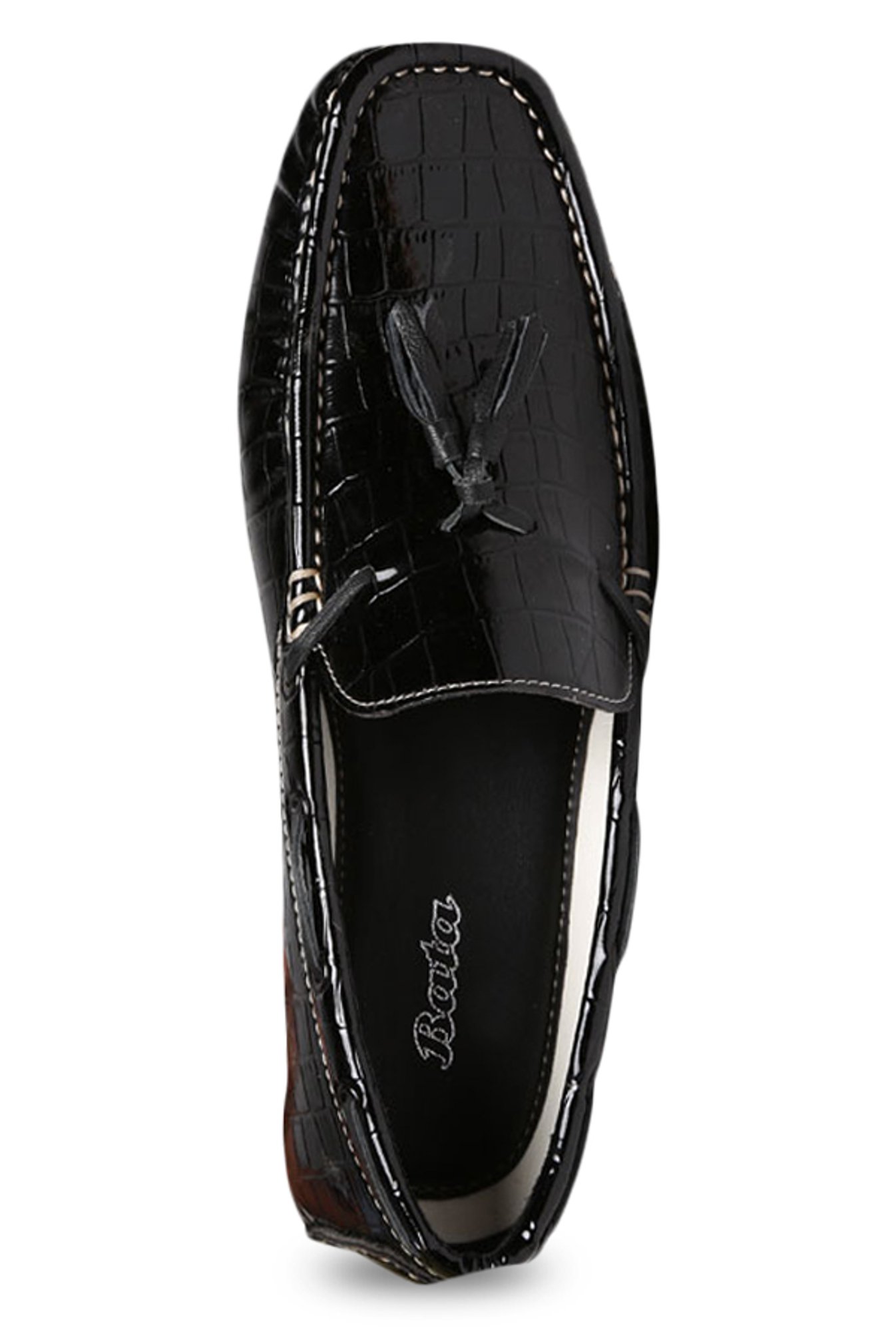 Bata Men's Nick Black Boat Shoes