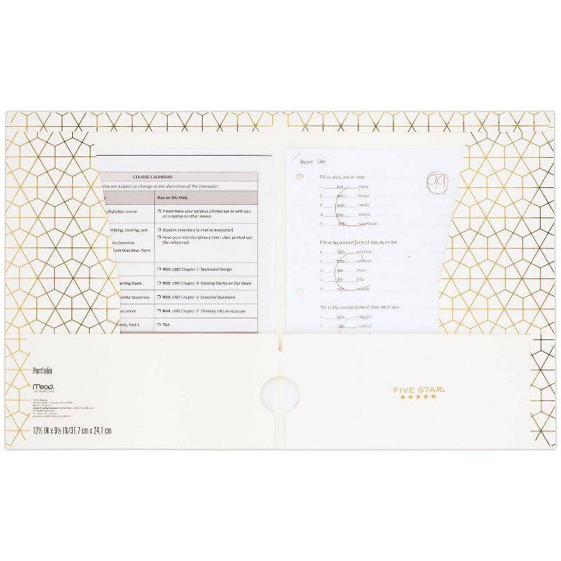 Day Designer Padfolio with Notepad Black - Blue Sky