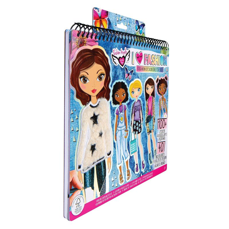 I Love Fashion Design Sketch Set - Fashion Angels
