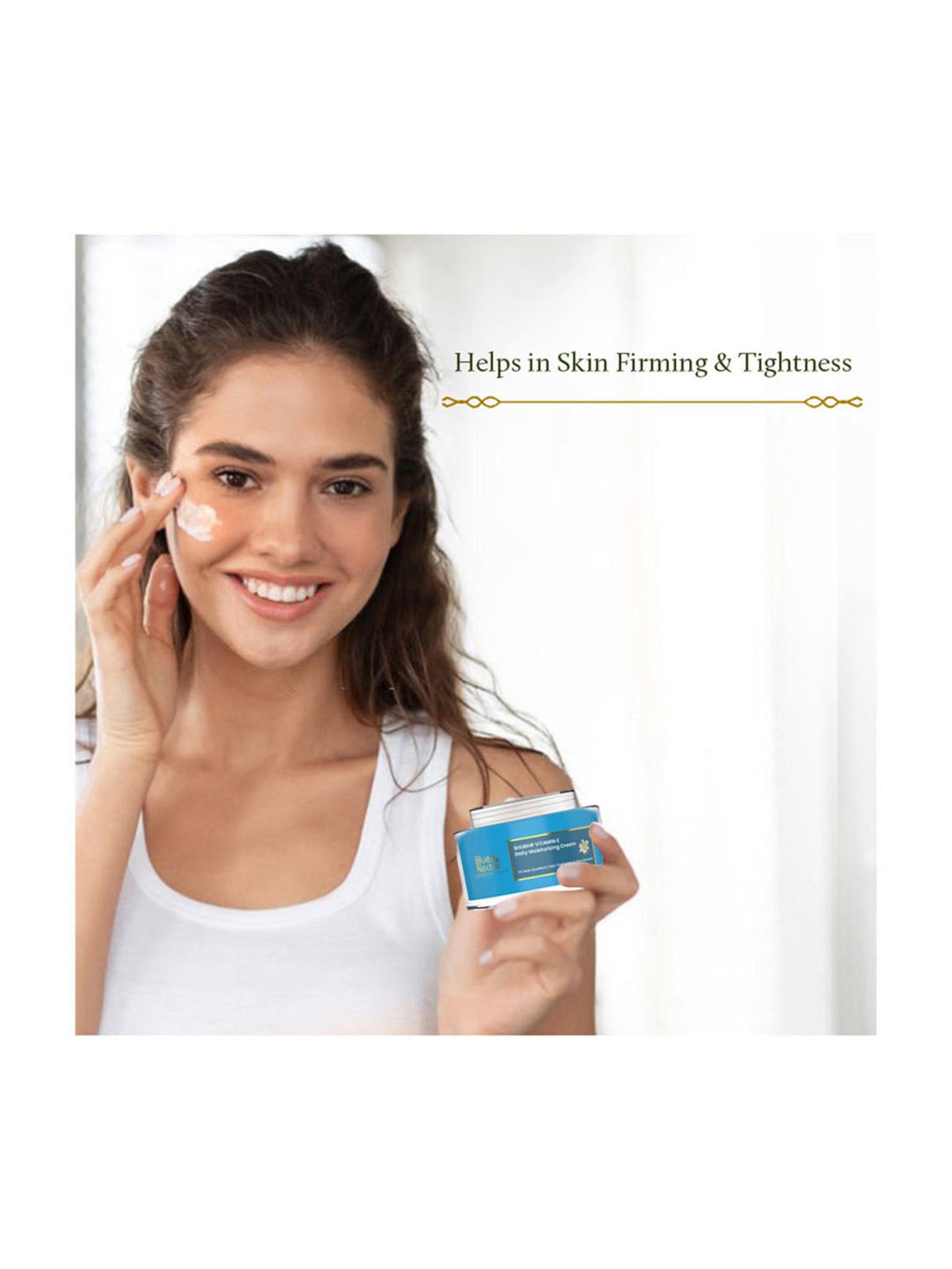 Blue Nectar Shubhr Vitamin E Daily Moisturizing Cream For Women - 50 gm