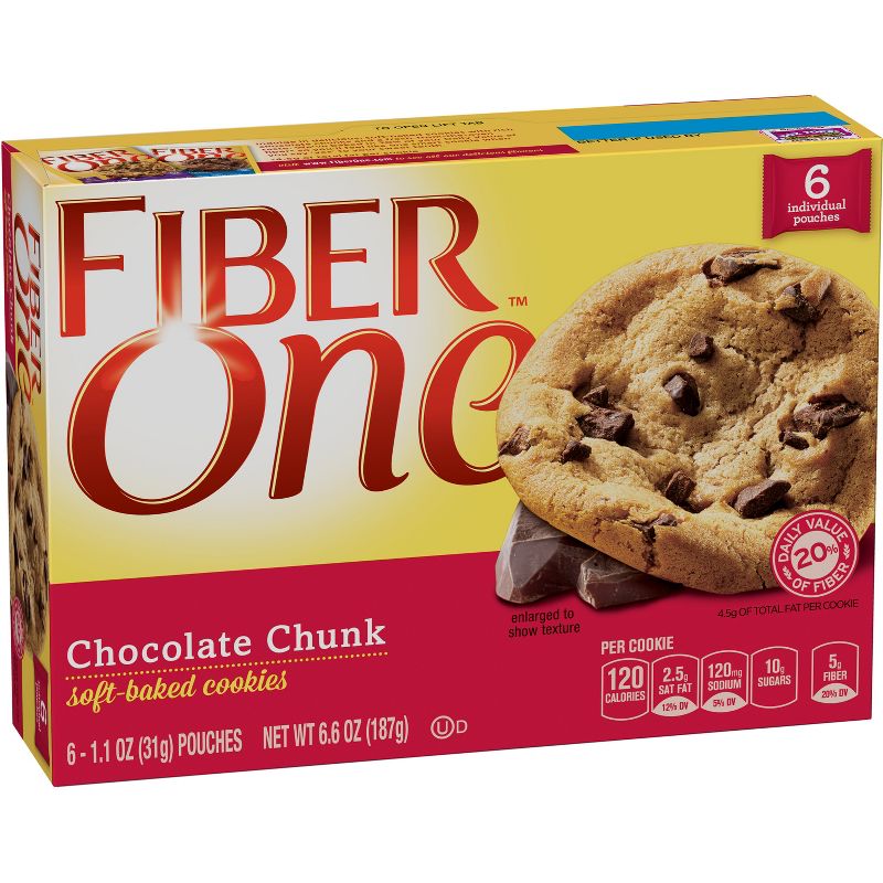 Fiber One Chocolate Chunk Cookies - 6.6oz