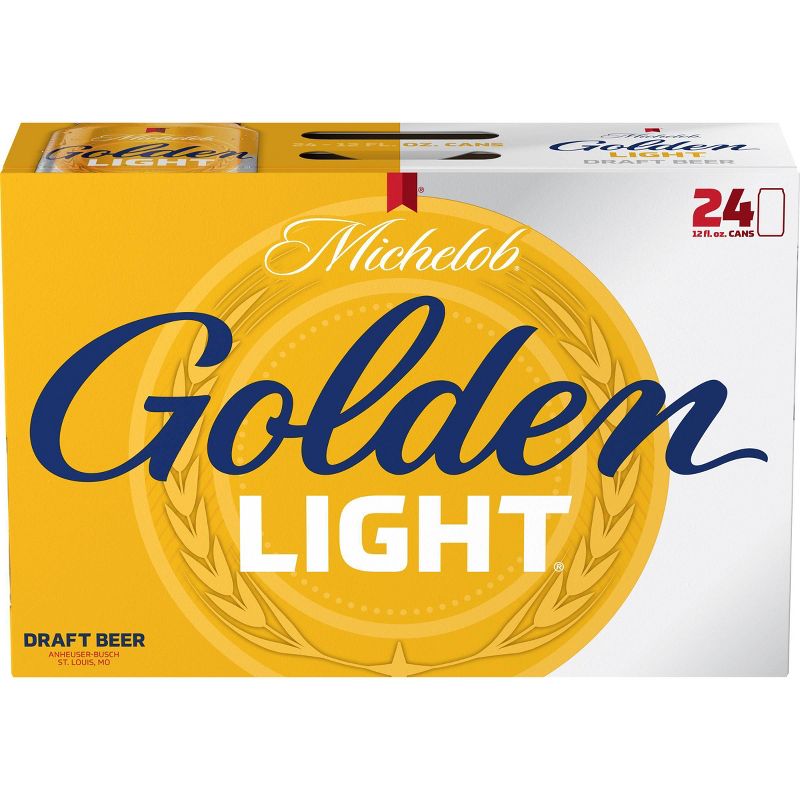 Michelob Golden Light Draft Beer - 24pk/12 fl oz Cans