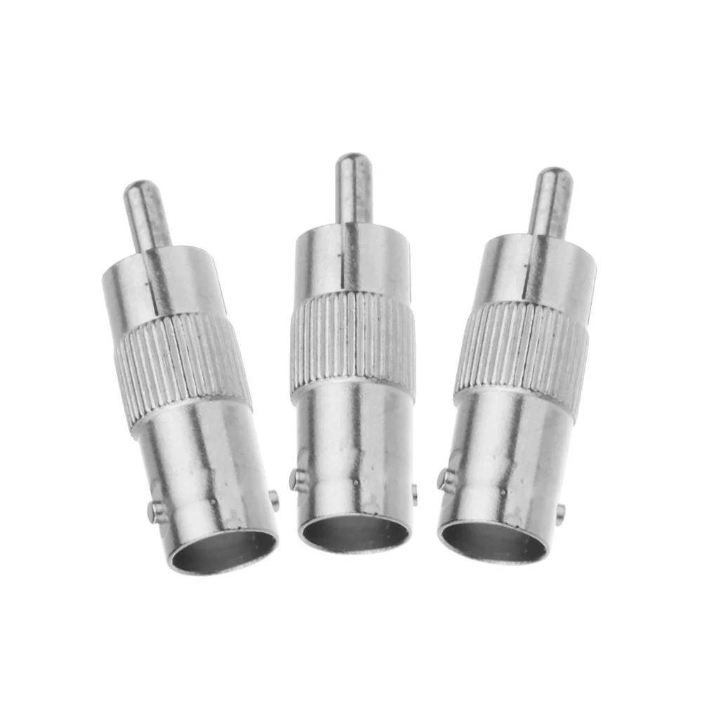ESCAM BNC to RCA (10 Pack) BNC Female to RCA Male, Connector, Adaptor, for CCTV