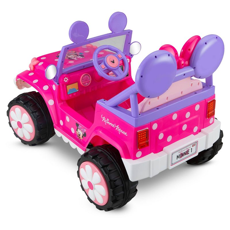 Kid Trax 6V Disney Minnie Mouse Flower Power 4x4 Powered Ride-On - Pink