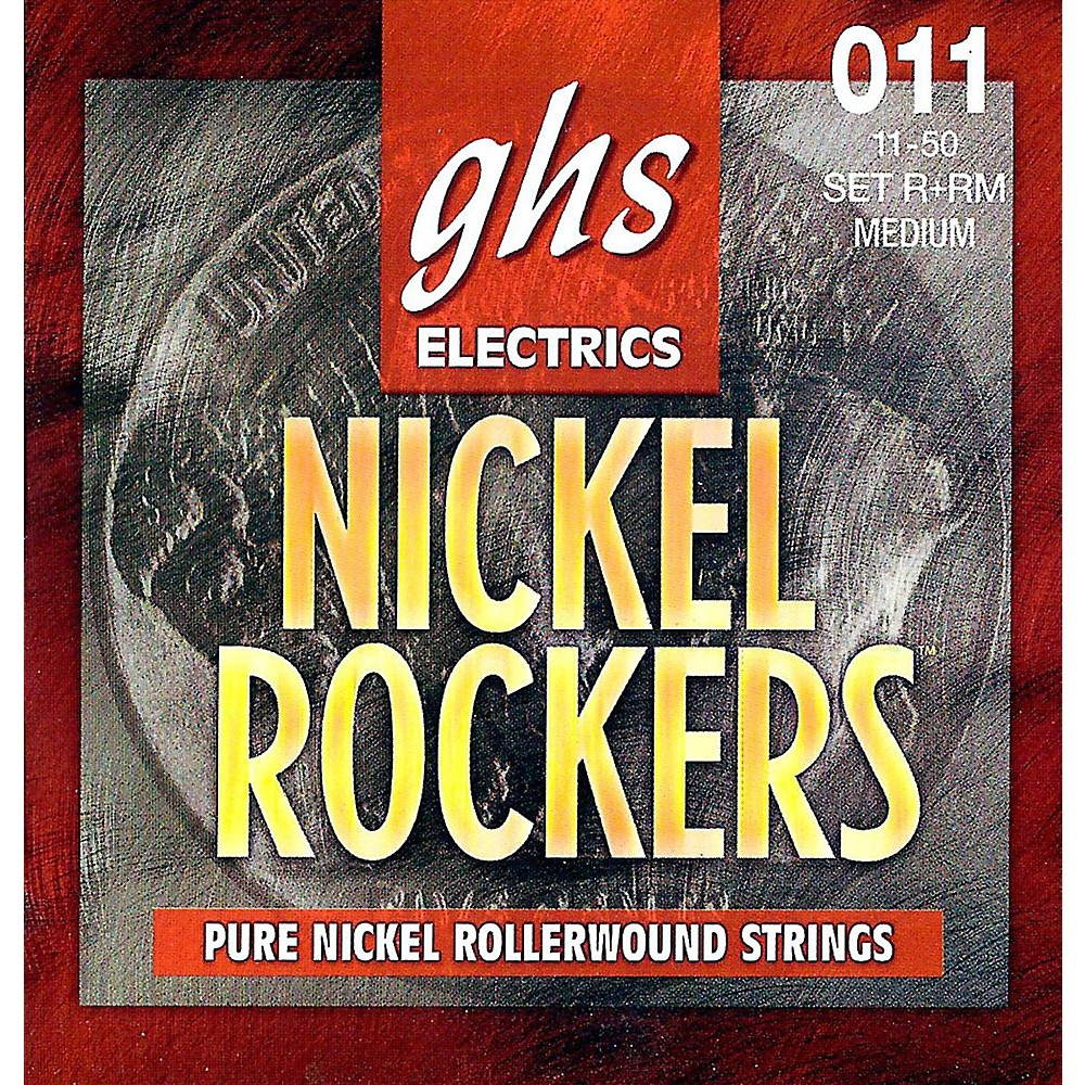GHS R+RM Nickel Rockers Roundwound Medium Electric Guitar Strings