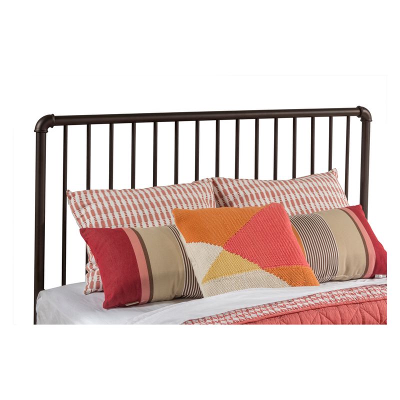 Queen Brandi Metal Headboard Without Bed Frame Bronze - Hillsdale Furniture