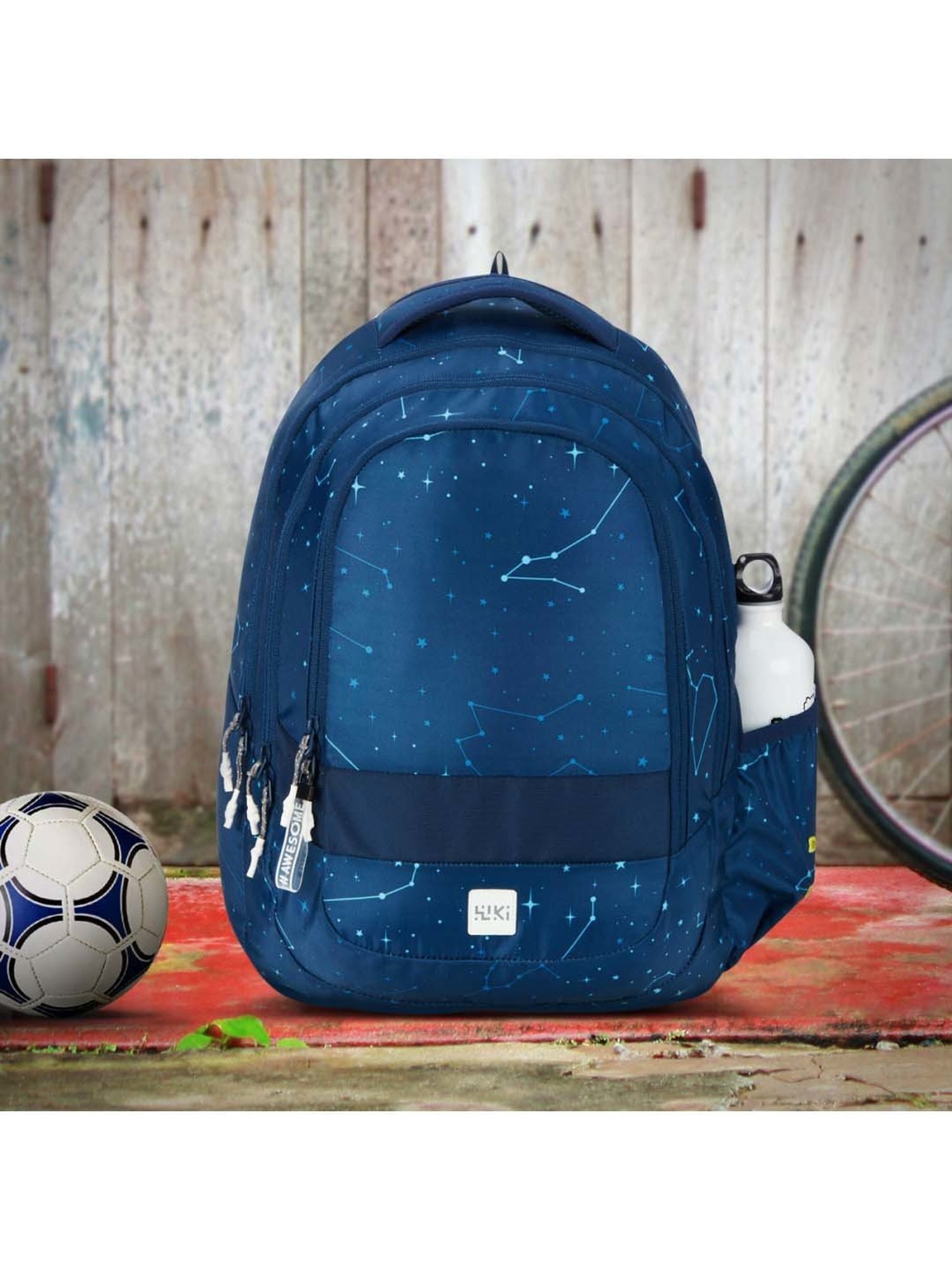 Wiki 21.5 Ltrs Blue Medium Backpack