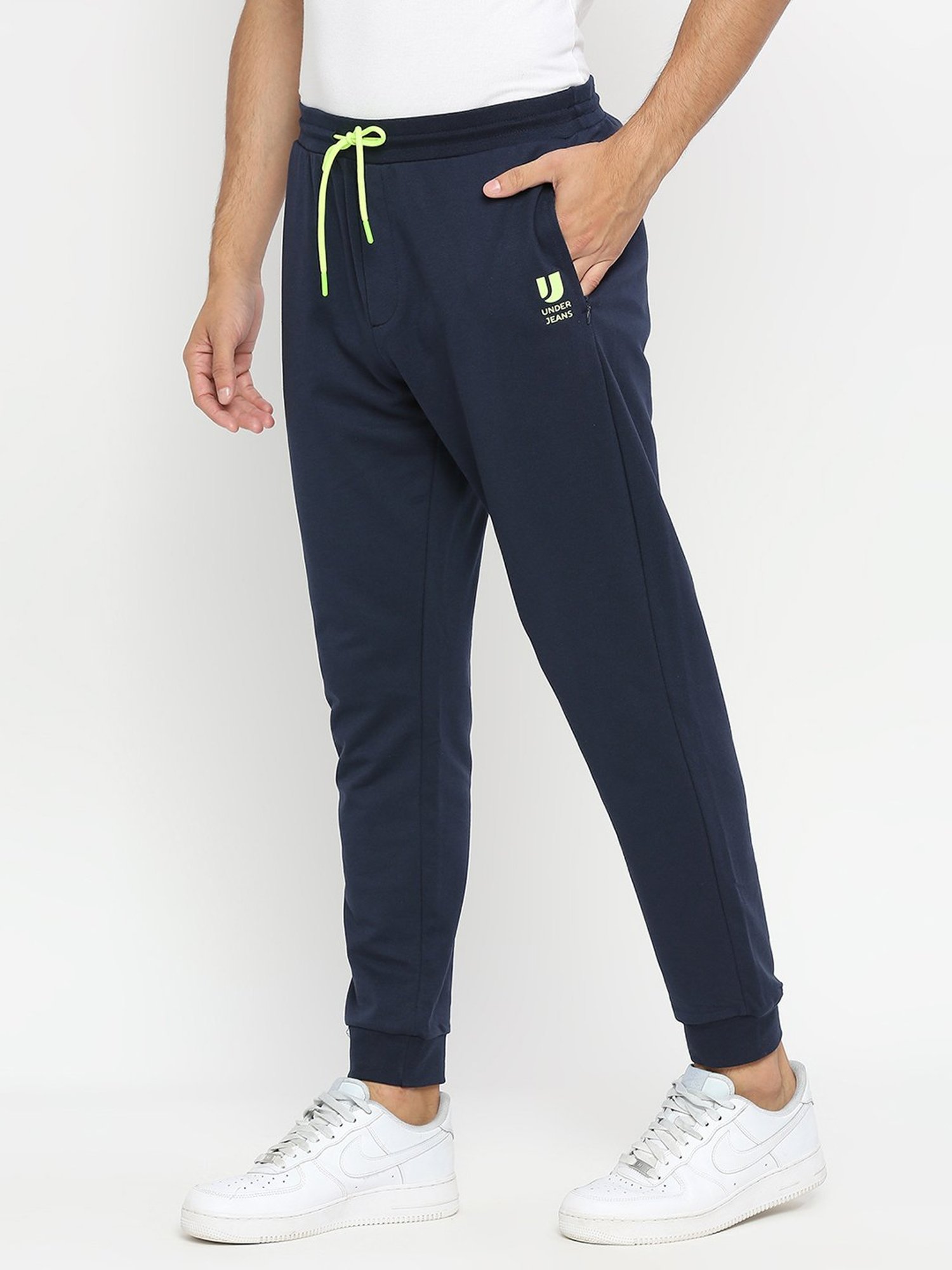 UnderJeans by Spykar Navy Joggers