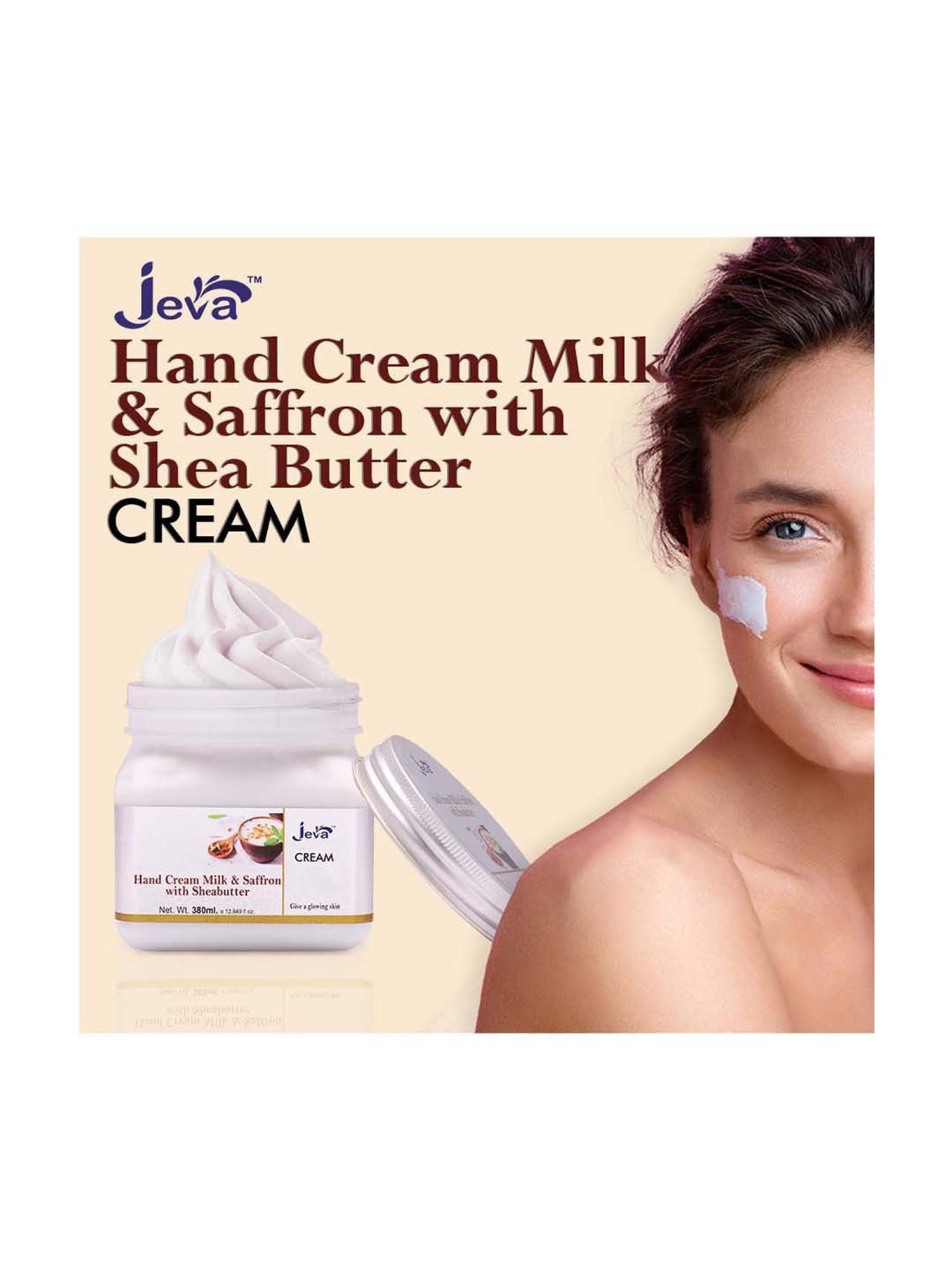 Milk & Saffron Hand Cream with Shea butter - 380 ml