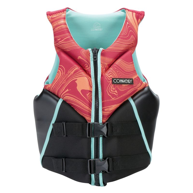 Connelly Women 2020 Aspect Neoprene Adjustable, Lightweight Wakeboard Vest with V-Back Design and Contoured Arm Holes, Large