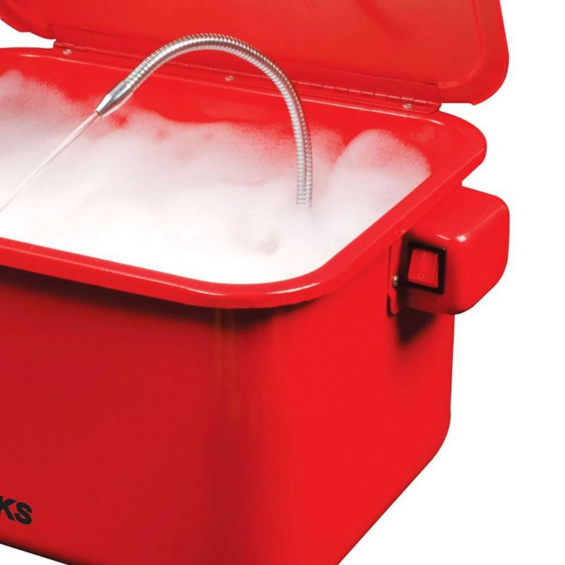 Torin Big Red T10035 3.5 Gal Steel Cabinet Portable Parts Washer & Electric Pump