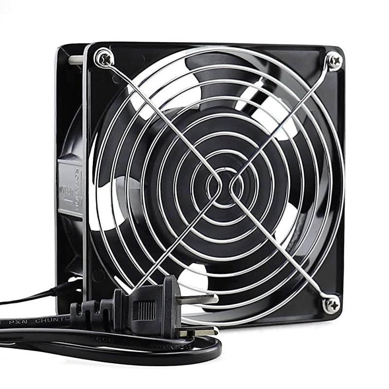 AXIAL Fan 12038, 110V 120V AC 120mm Fan, Ventilation Exhaust Projects Cooling Fan
