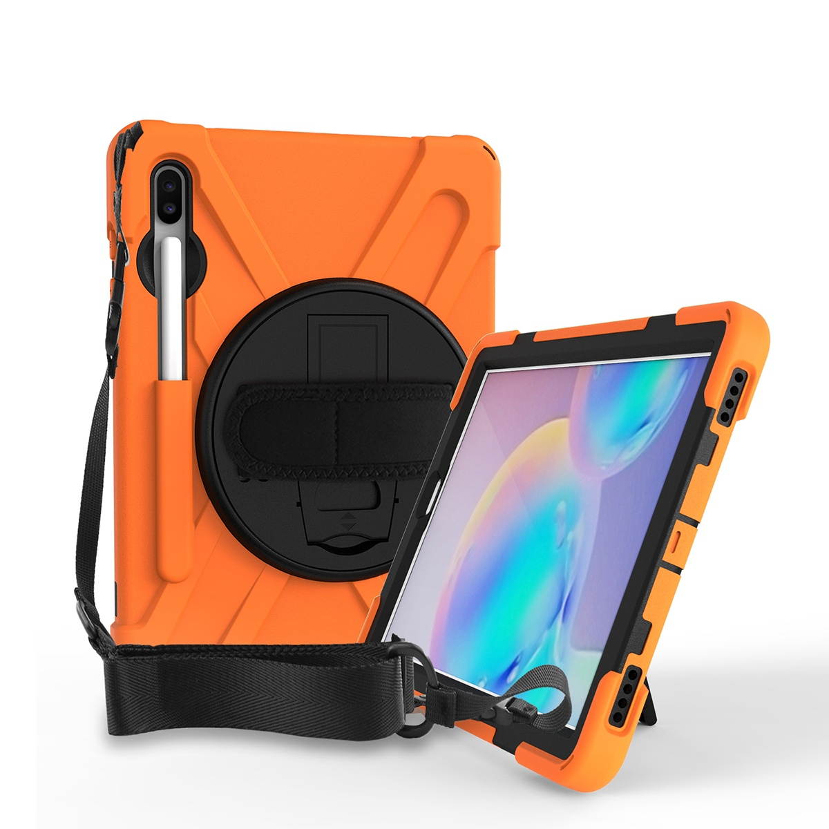 1 Pc Tablet Cover Case Adjustable Anti-drop Shockproof Creative Protection Sleeve Protection Shell Protection Cover Protection Holder with Bracket Compatible with Samsung Galaxy Tab S6 SM-T860