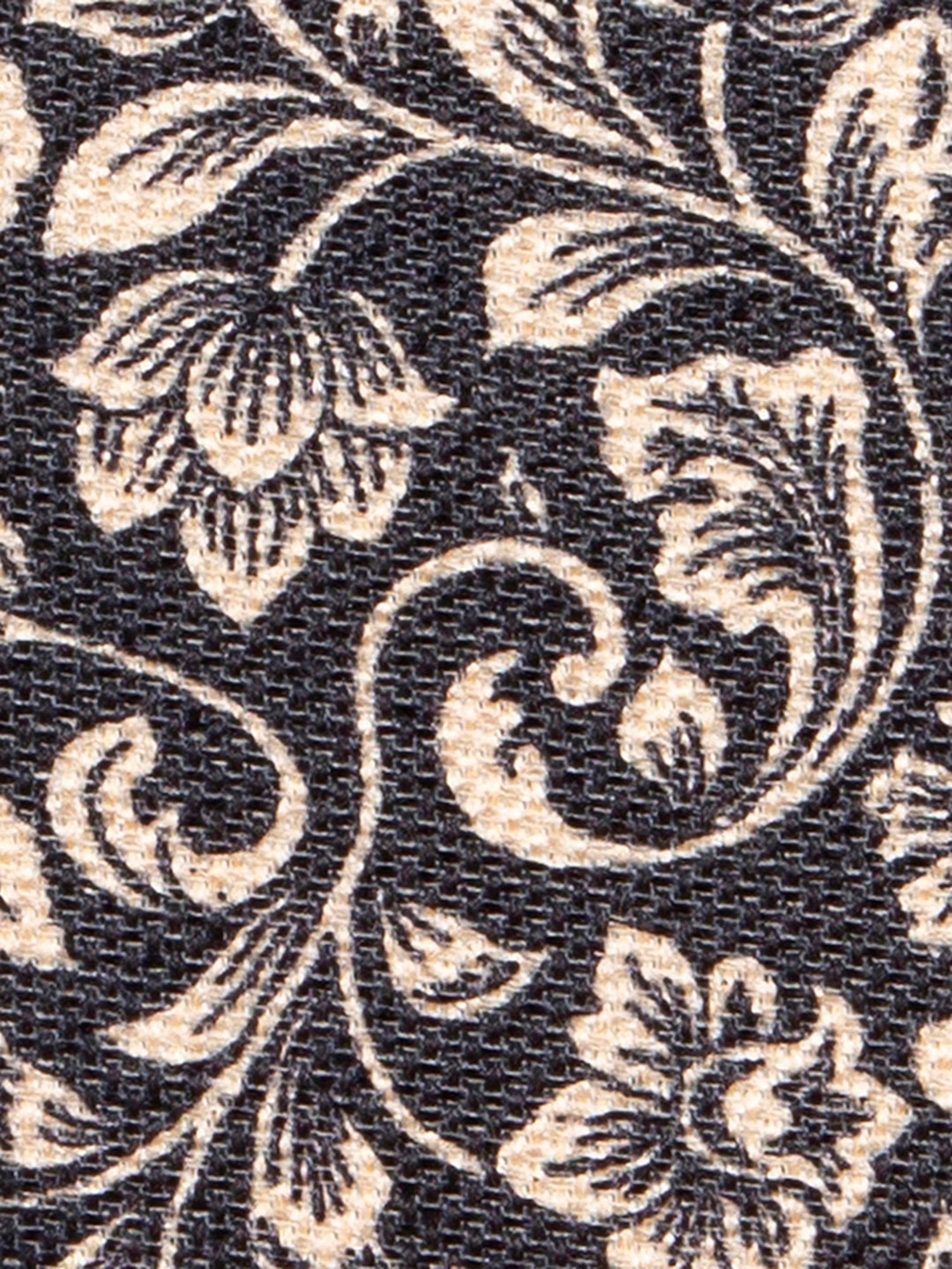 ZOUK Black Printed Zip Around Wallet for Women