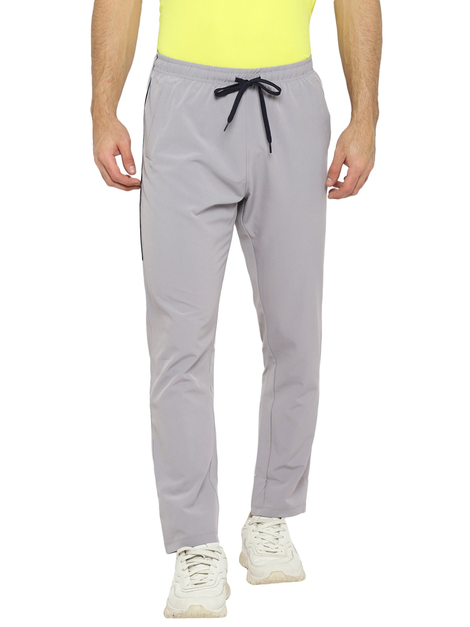 Yuuki Grey Regular Fit Trackpants