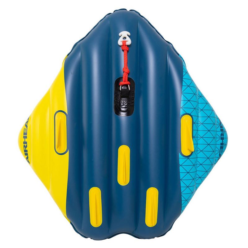 Airhead AHCV-11 Carve Steerable 1 Person 62x57 Inch Inflatable Boat Towable Water Inner Tube Raft