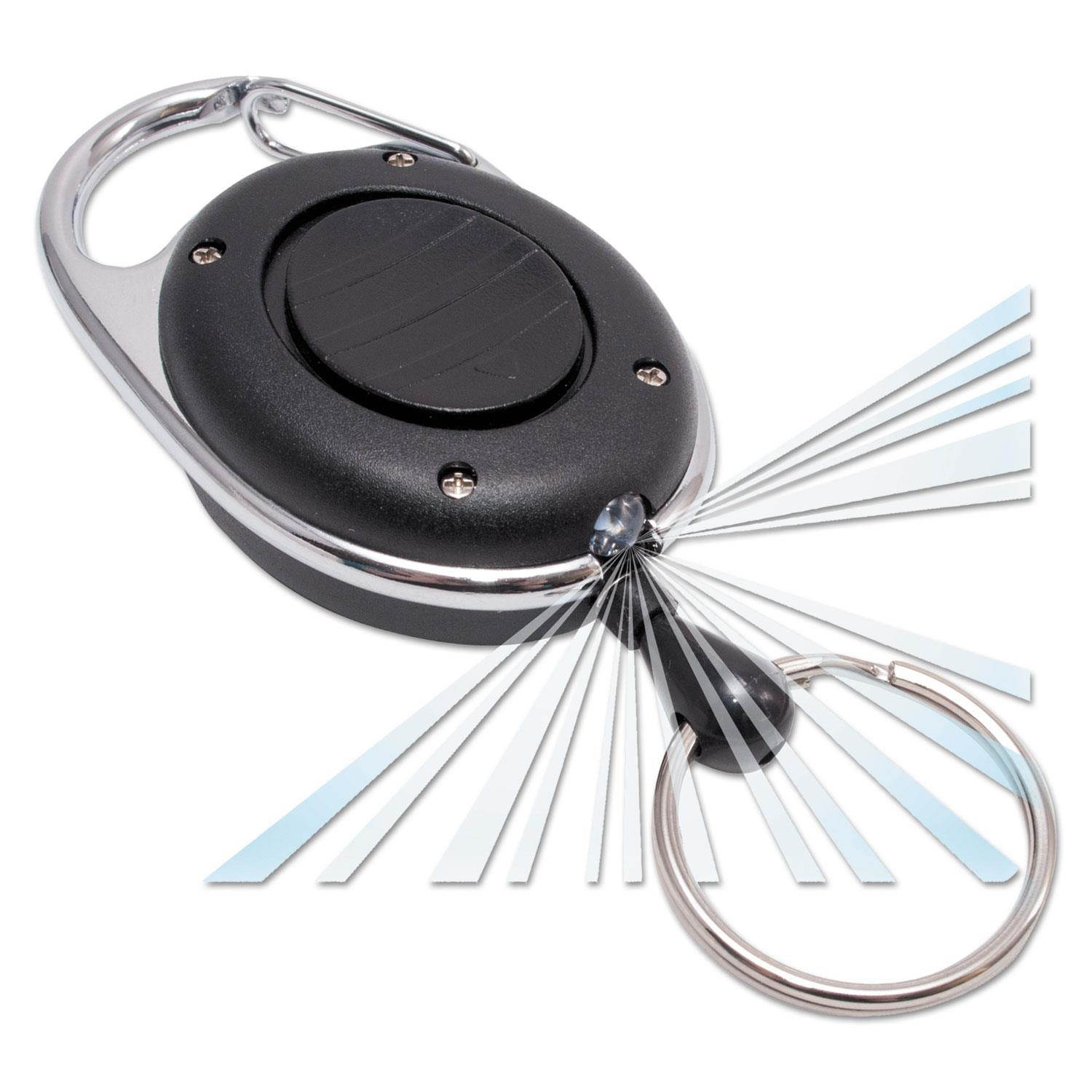 Advantus 91128 Reel With Led Light, 24 Inch , Black, 12/Pack