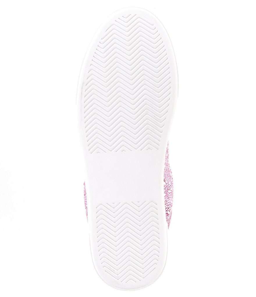 Blue by Betsey Johnson Sidny Rhinestone Embellished Platform Lace-Up Sneakers