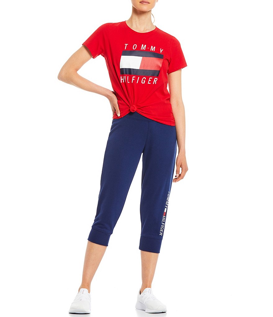 Tommy Hilfiger Sport Logo Knotted Tee