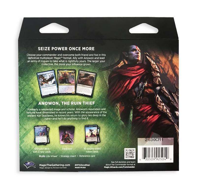 Magic:The Gathering Zendikar Rising Sneak Attack Commander Deck
