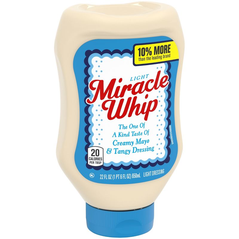 Miracle Whip Light Squeeze Bottle - 22oz