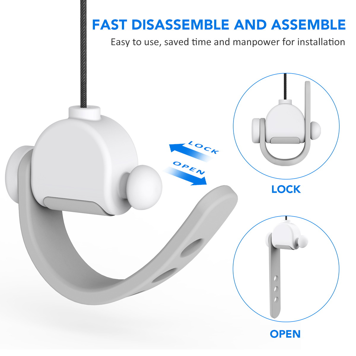 2 Pairs Oculus Quest 2 Elite Washable Silicone Handle Protective Cover