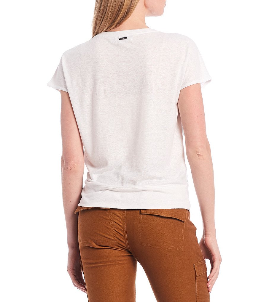 prAna Pacific Drift Twist Knot Front Knit Tee