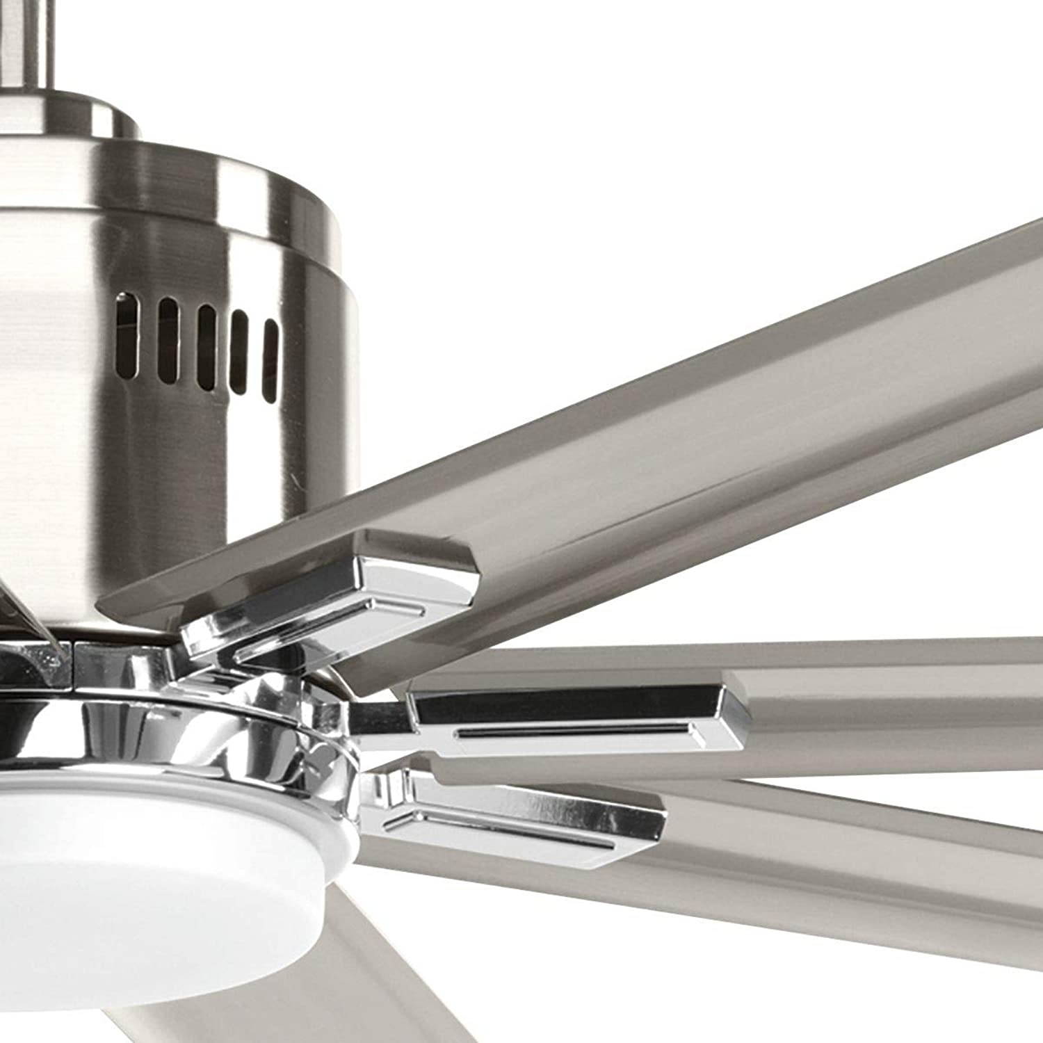 Vast Collection 72-Inch 8-Blade Gray Modern Ceiling Fan