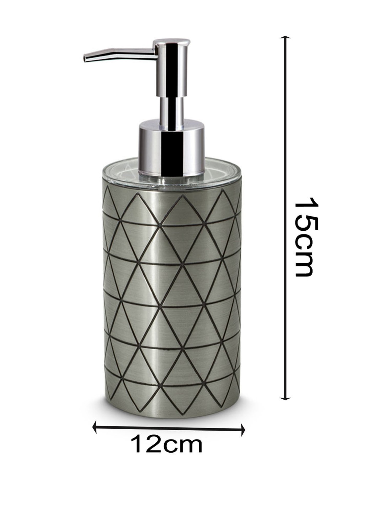 Freelance Silver Polyresin Set of 4 Bathroom Accessories