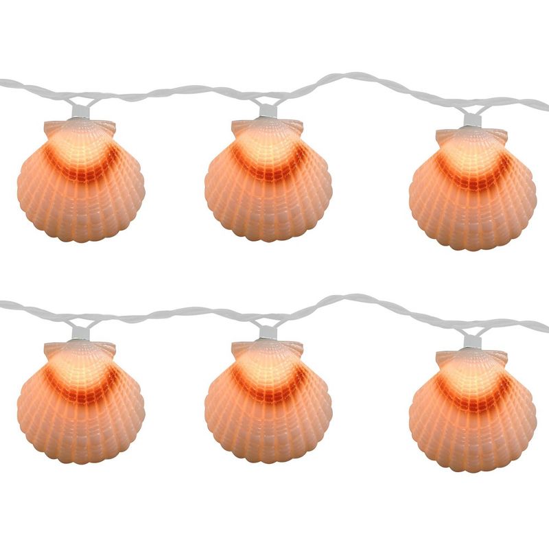 11' 10 Lt Shell String Light - Set of 2