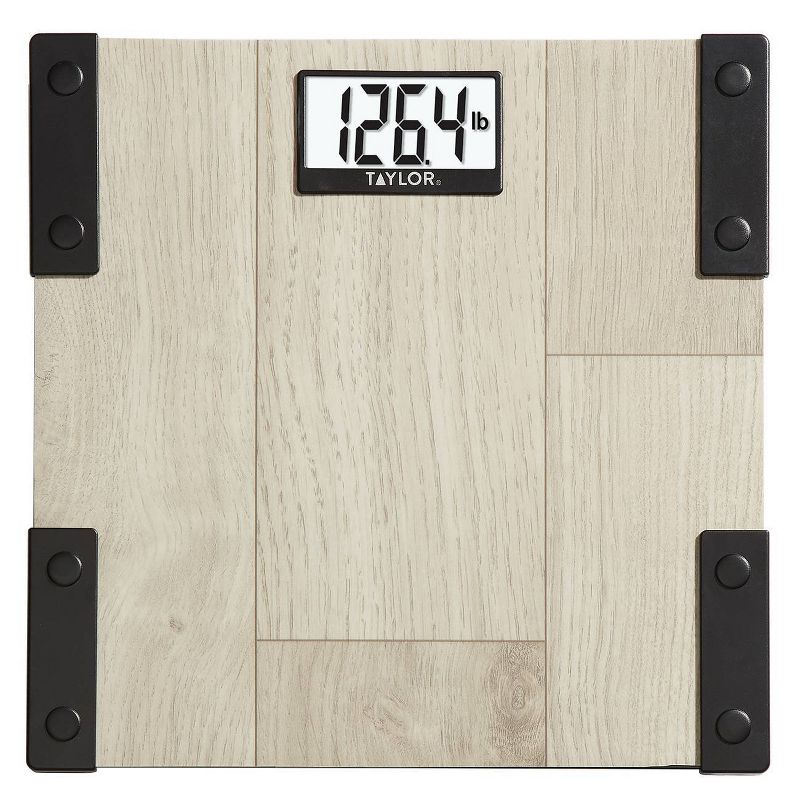 Digital Scale with Modern Farmhouse Design Natural - Taylor
