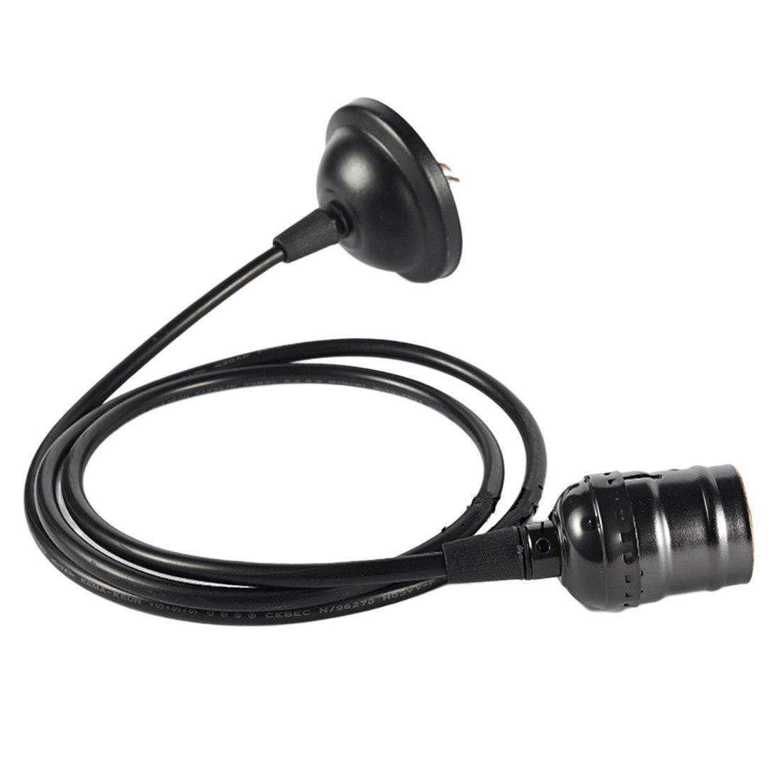 Hot! Lamp Base E27 Vintage Retro Lamp Base Holder Pendant Bulb Light Screw Socket 4 Colors With Switch/No Switch 110V/220V