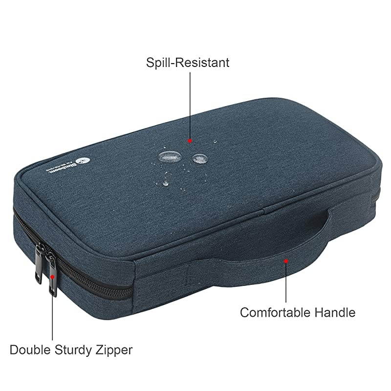 CDDVD Disc Storage Wallet 96 Capacity Portable CD Bag Storage Booklet for Car Home Office and Travel Dark Blue