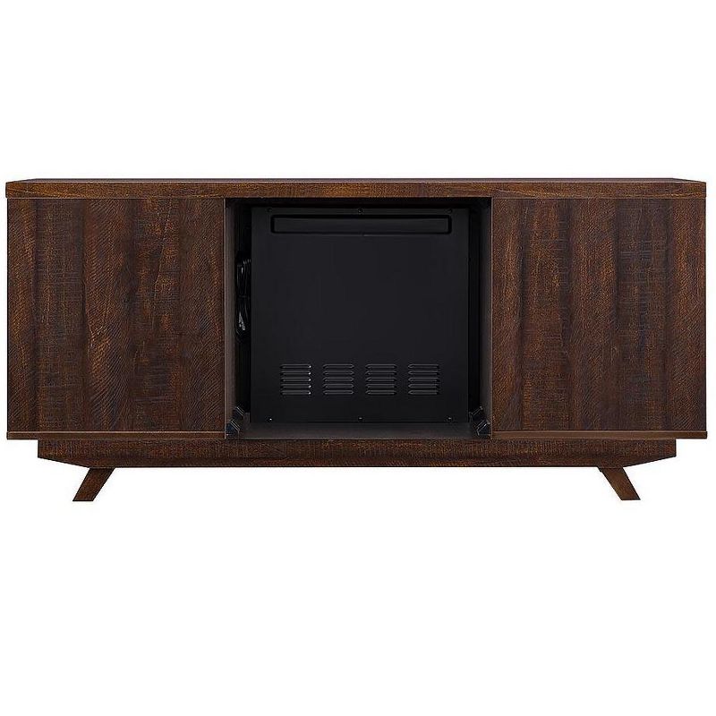 HearthPro SoHo Electric Fireplace TV Stand in Mahogany - SP6555-OF