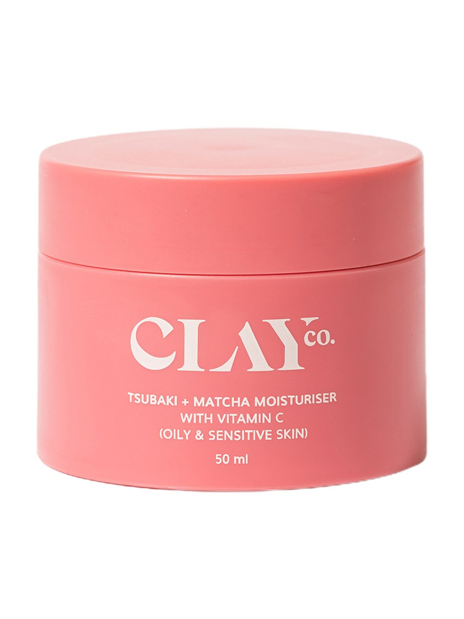 CLAYco Tsubaki + Matcha Moisturiser with Vitamin C for Oily and Sensitive Skin - 50 ml