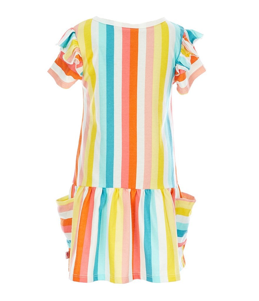 GB GB Girls Little Girls 2T-6X Floral Tiered A-Line Dress