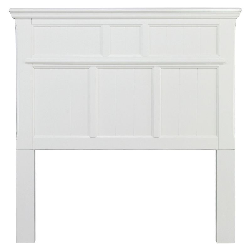 Twin Dakota Adjustable Wood Headboard White - HOMES: Inside + Out