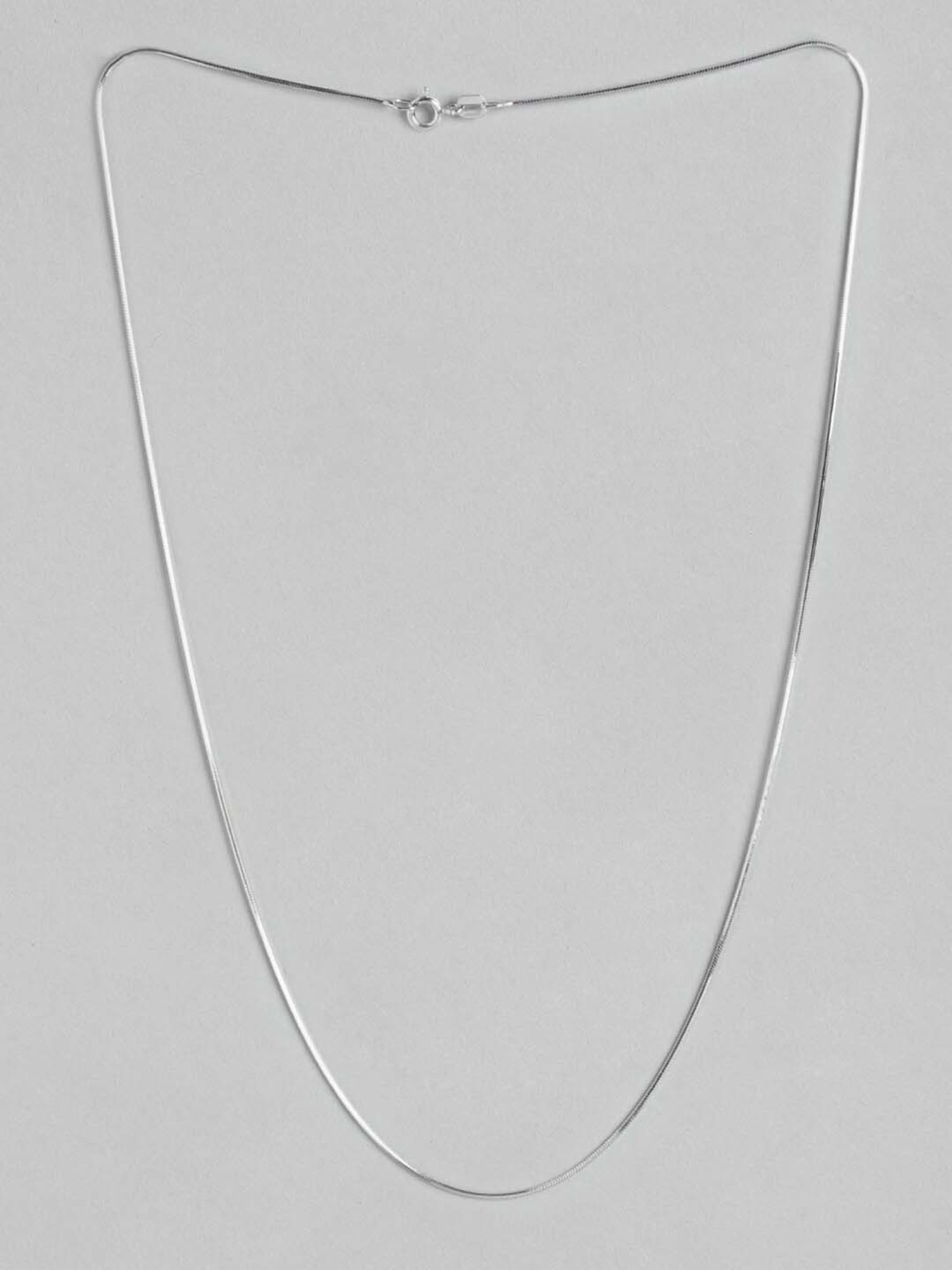 Zavya 925 Silver Serpentine Snake Chain for Women